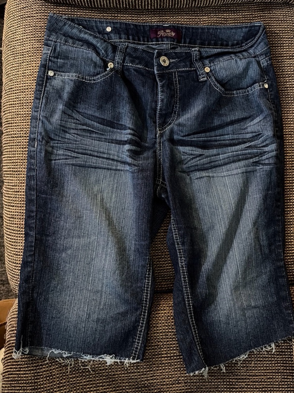 Women’s Dark Blue Denim Jeans Shorts